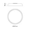 Vibia Bigger Ø 107 cm - 3915 plafonnier