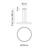 Vibia Bigger Ø 103 cm - 3930 lampe a suspension