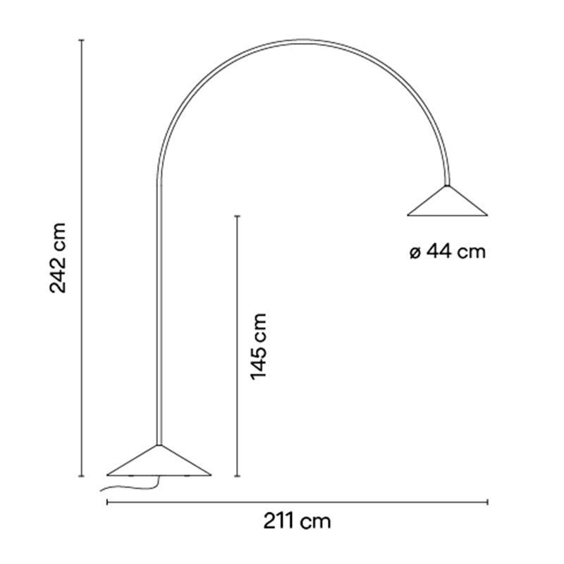 Vibia Out Bolt-down - 4275 lampe de sol
