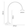 Vibia Out Bolt-down - 4275 lampe de sol