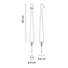 Vibia Africa Bolt-down Ø 5 x 40 cm - 5595 lampe de table