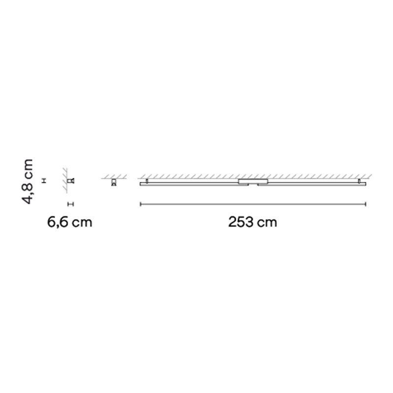Vibia Spa 253 cm - 5981 applique