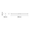 Vibia Spa 253 cm - 5981 applique
