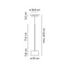 Vibia Tube ø 22 cm - 6160 lampe a suspension