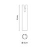 Vibia Bind Downlight Ø 3 cm Medium - 6504 éclairage sur rail