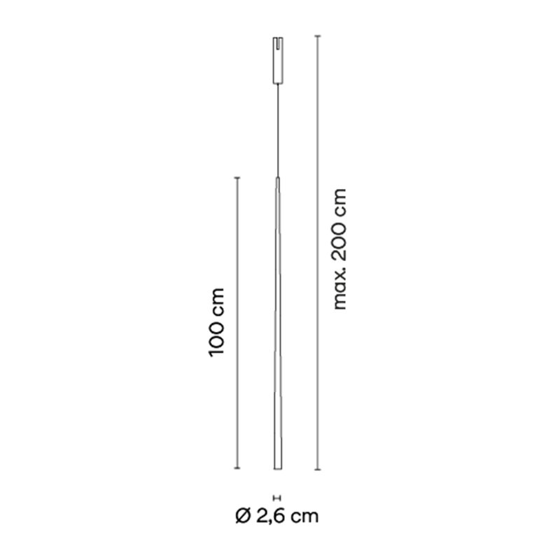 Vibia Bind Black Pincer Ø 2,6 cm - 6570 éclairage sur rail
