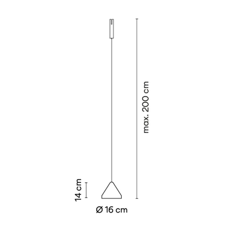 Vibia Bind Black Pincer Ø 16 cm - 6575 éclairage sur rail