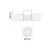 Vibia Bind solo Ø 3 cm Medium - 6604 spot encastré