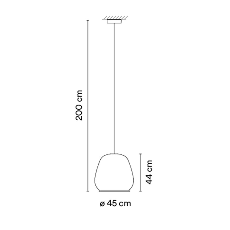 Vibia Knit ø 45 cm x 44 cm - 7450 Hängelampe