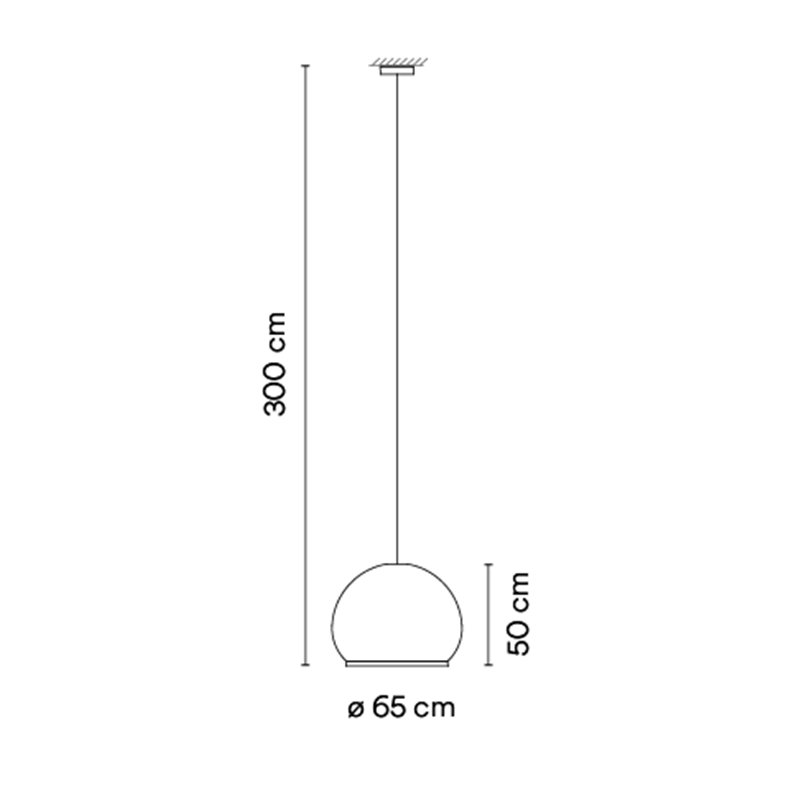 Vibia Knit ø 65 cm x 50 cm - 7475 Hängelampe