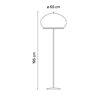 Vibia Knit Ø 65 x 195 cm - 7487 Stehlampe