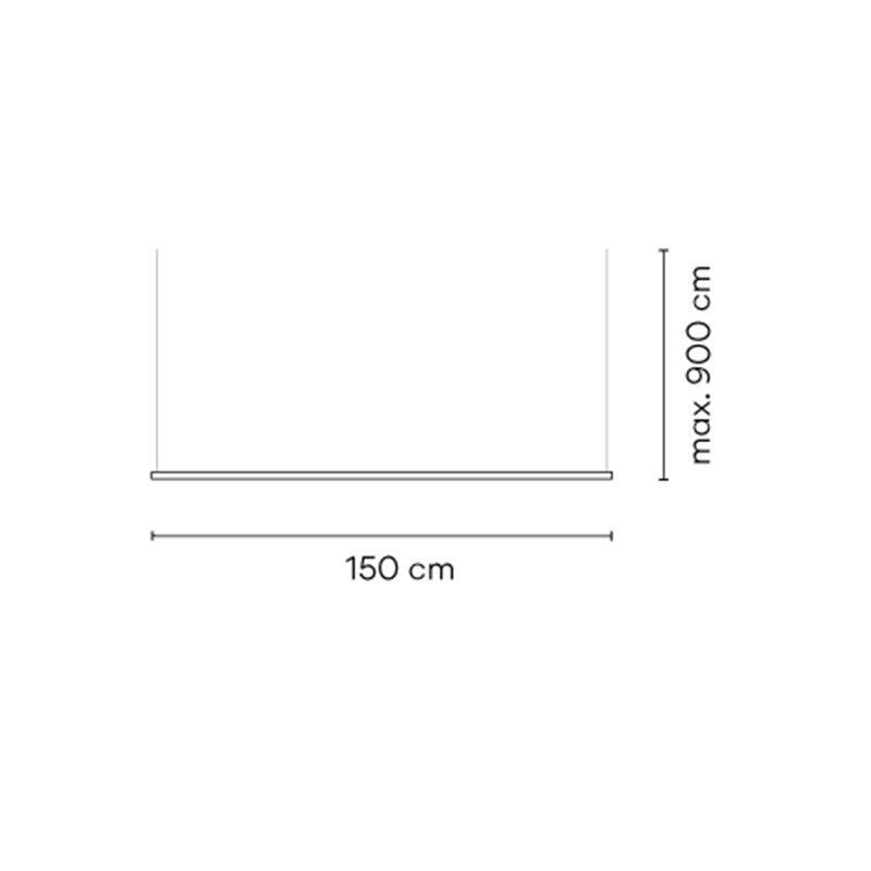 Vibia Circus Pendant Track 9 m x 150 cm - A365