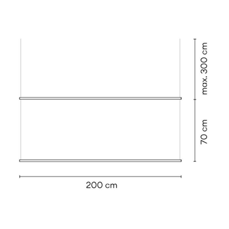 Vibia Circus Pendant Double Track 3 m x 200 cm - A388
