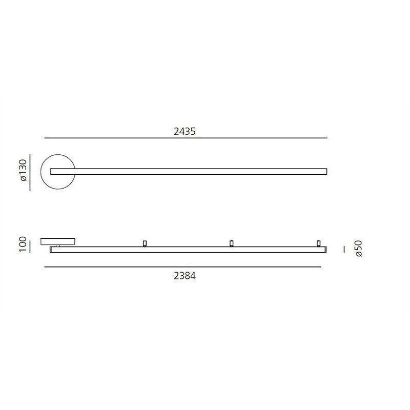 Artemide Alphabet Of Light Linear 240 Applique / Plafonnier