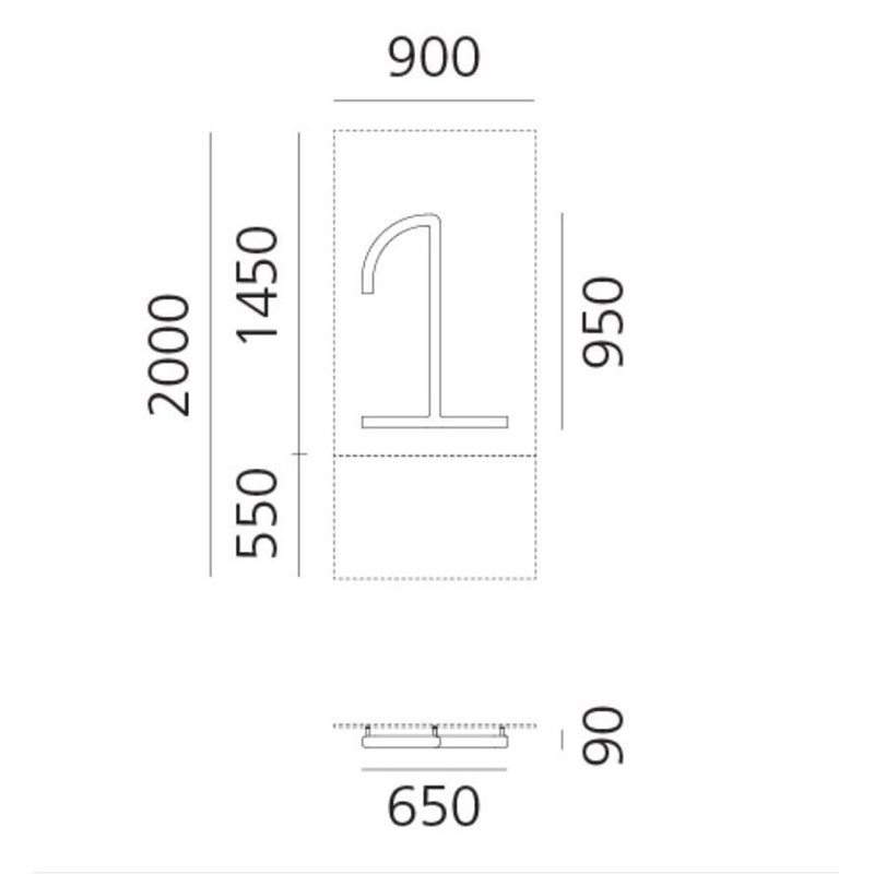 Artemide Alphabet Of Light Applique "1"