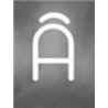 Artemide Alphabet Of Light Applique "Â" uppercase