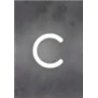 Artemide Alphabet Of Light Applique "c" lowercase