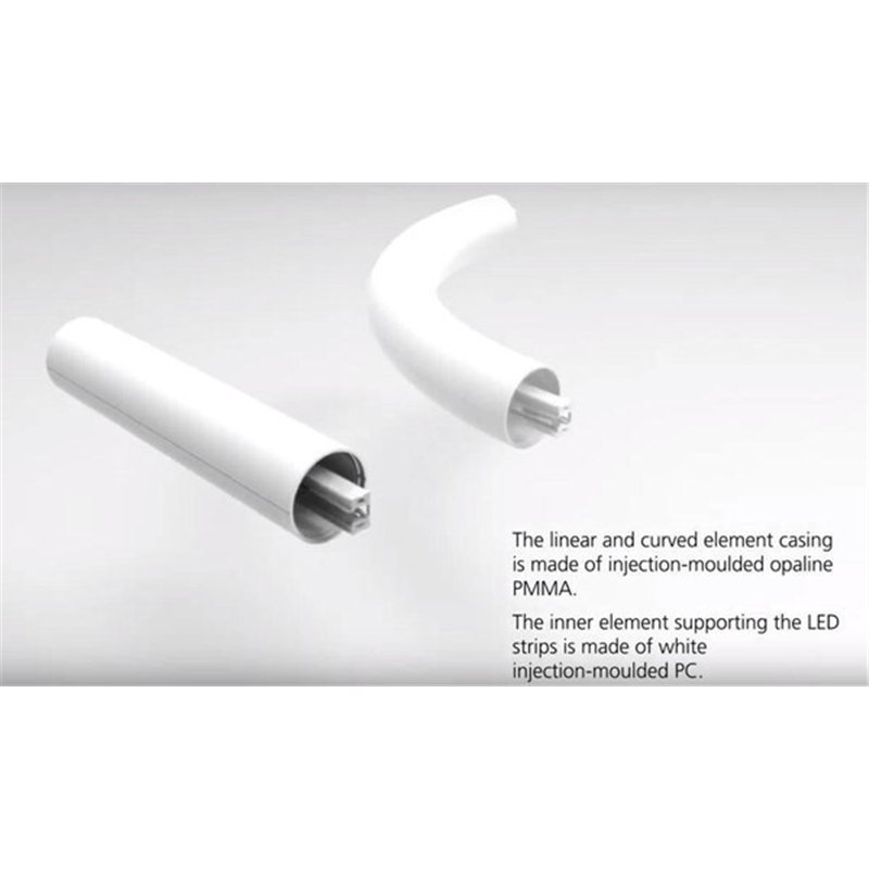 Artemide Alphabet Of Light Wall lamp "D" uppercase