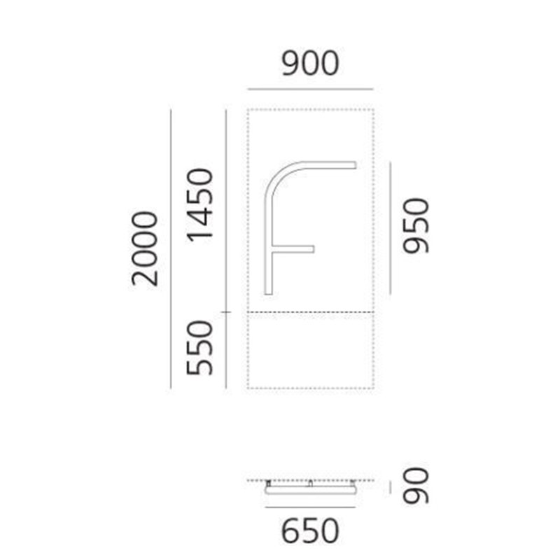 Artemide Alphabet Of Light Applique "F" uppercase