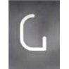 Artemide Alphabet Of Light Wall lamp "G" uppercase