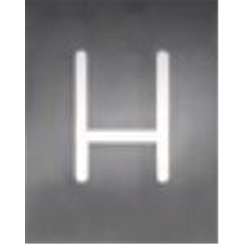 Artemide Alphabet Of Light Applique "H" uppercase