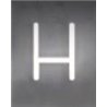 Artemide Alphabet Of Light Applique "H" uppercase