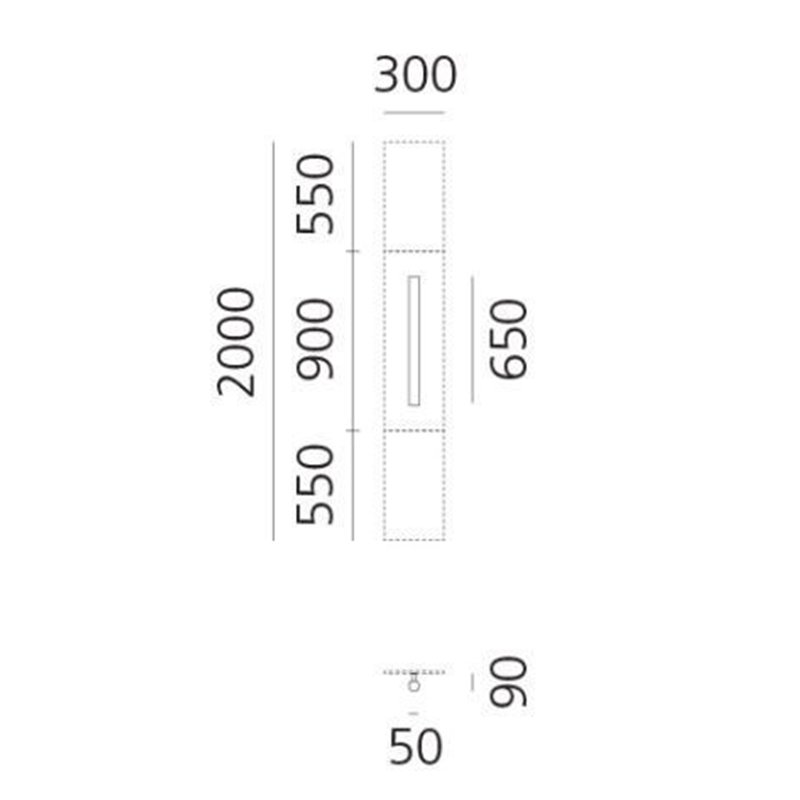 Artemide Alphabet Of Light Wall lamp "i" lowercase
