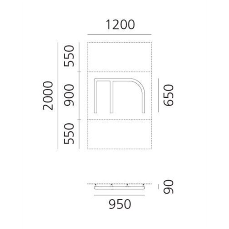 Artemide Alphabet Of Light Applique "m" lowercase
