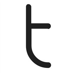 Artemide Alphabet Of Light Applique "t" lowercase
