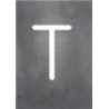 Artemide Alphabet Of Light Applique "T" uppercase