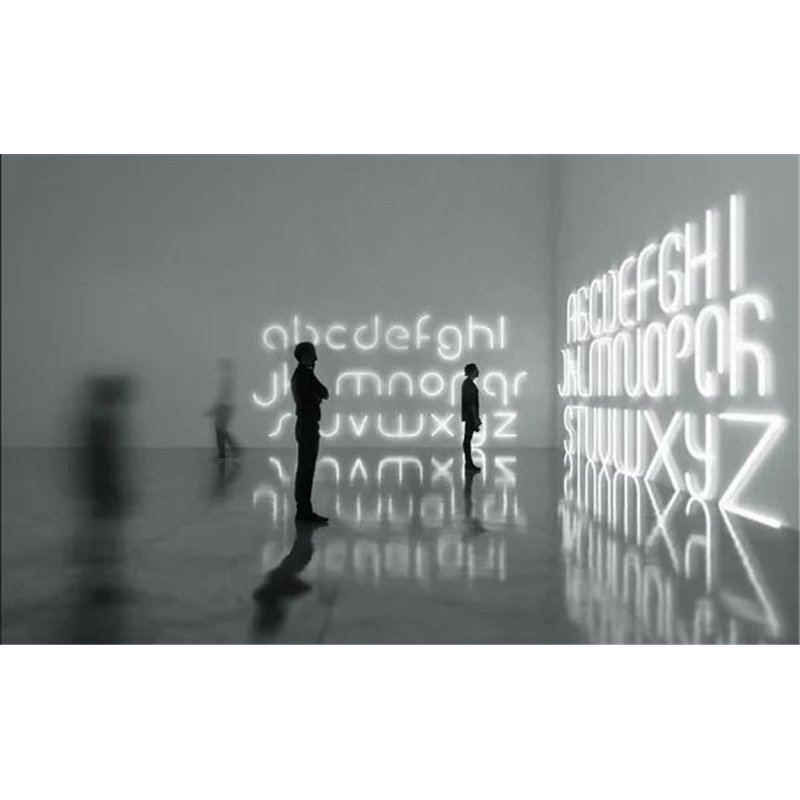 Artemide Alphabet Of Light Applique "u" lowercase