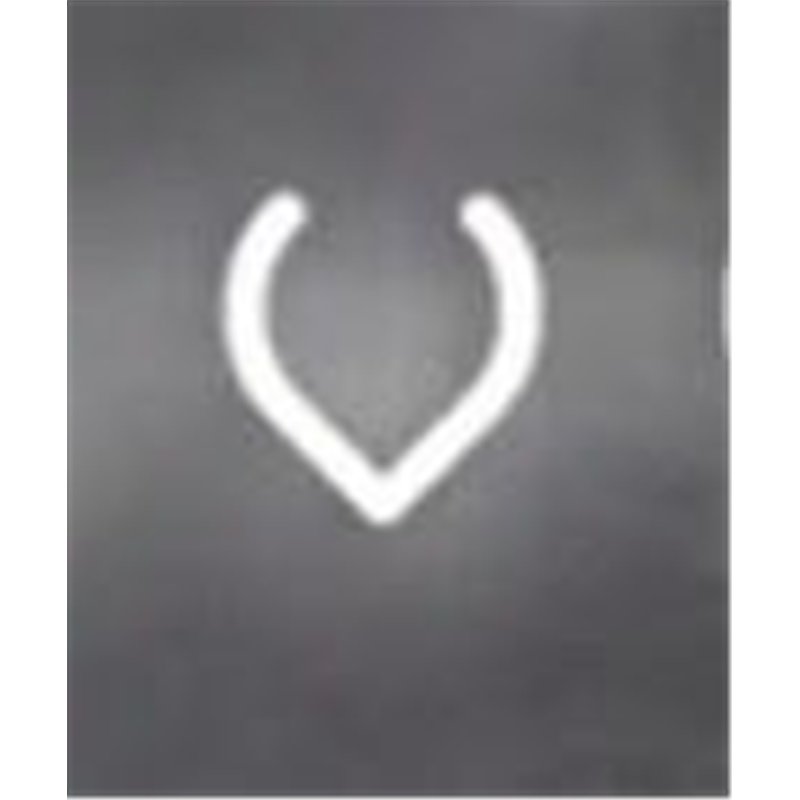 Artemide Alphabet Of Light Applique "v" lowercase