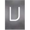 Artemide Alphabet Of Light Applique "V" uppercase