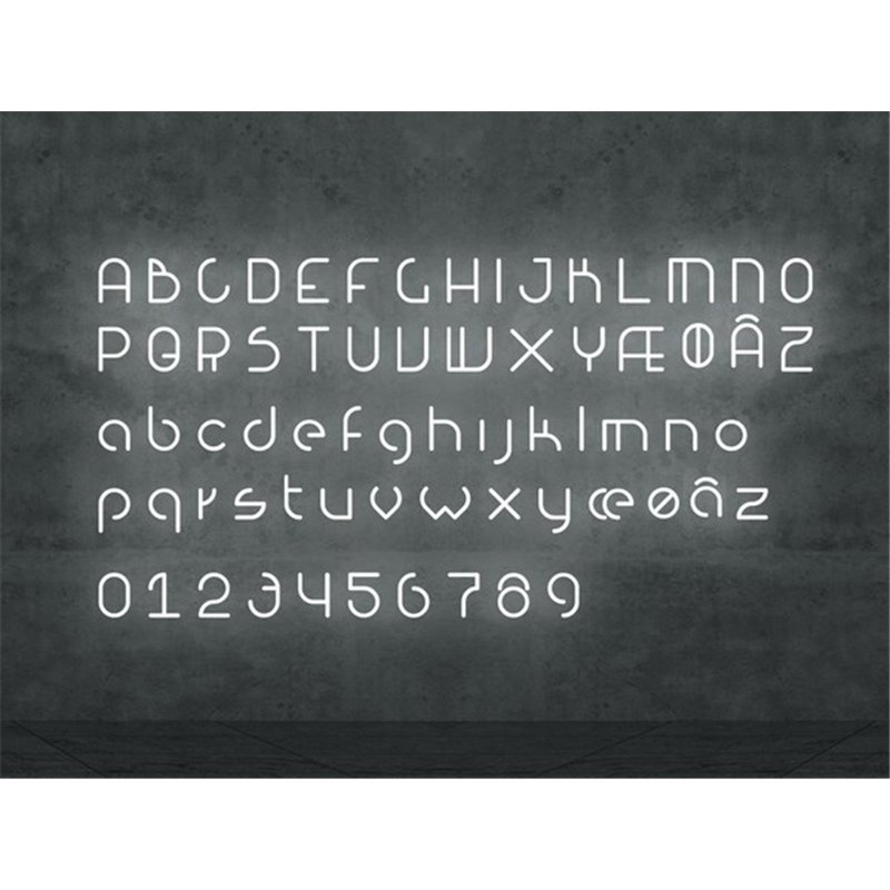 Artemide Alphabet Of Light Applique "W" uppercase