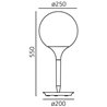 Artemide Castore 25 Lampe de table