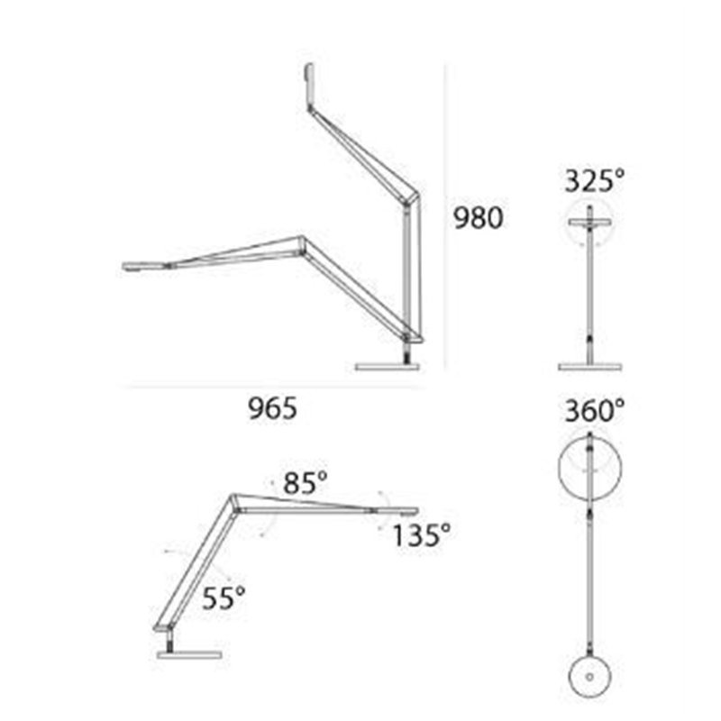 Artemide Demetra Professional Lampe de table + detector