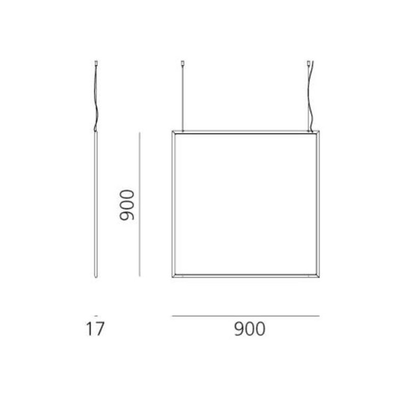 Artemide Discovery Space SQUARE TW Lampe à Suspension