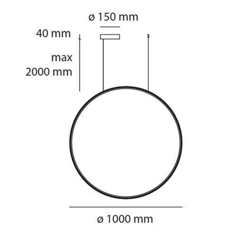 Artemide Discovery Vertical 100 Lampe à Suspension