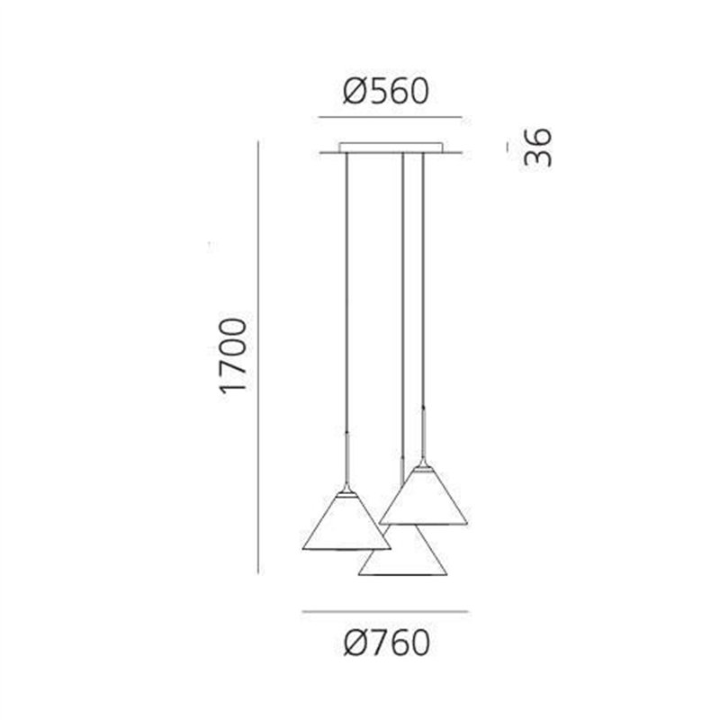 Artemide Look At Me 35 Lampe à Suspension 3st