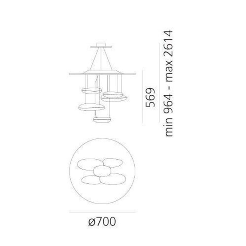 Artemide Mercury MINI Led Lampe à Suspension