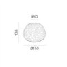Artemide Meteorite 15 Applique / Plafonnier