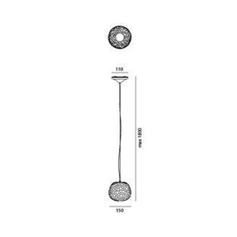Artemide Meteorite 15 Lampe à Suspension