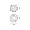 Artemide Meteorite 35 Applique / Plafonnier