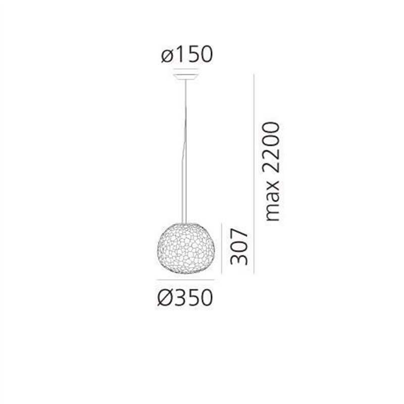 Artemide Meteorite 35 Lampe à Suspension