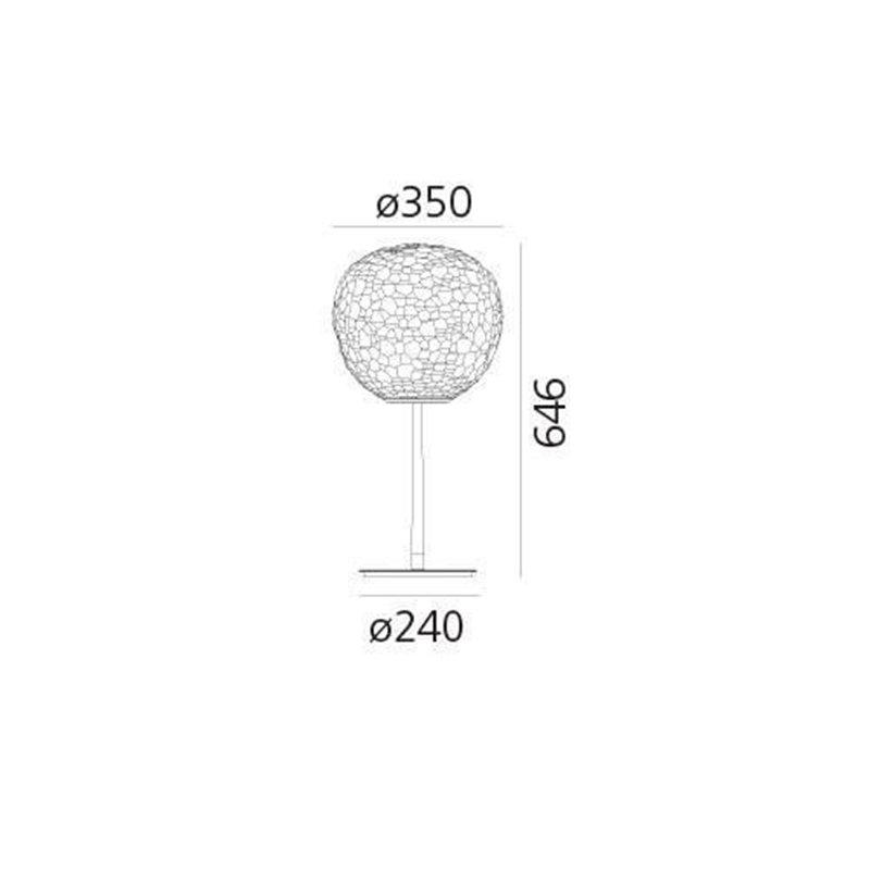 Artemide Meteorite 35 Lampe de table STEM