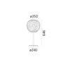Artemide Meteorite 35 Lampe de table STEM