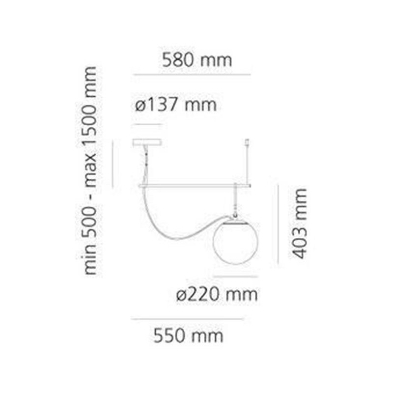 Artemide nh S1 22 Lampe à Suspension