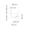 Artemide nh S1 22 Lampe à Suspension