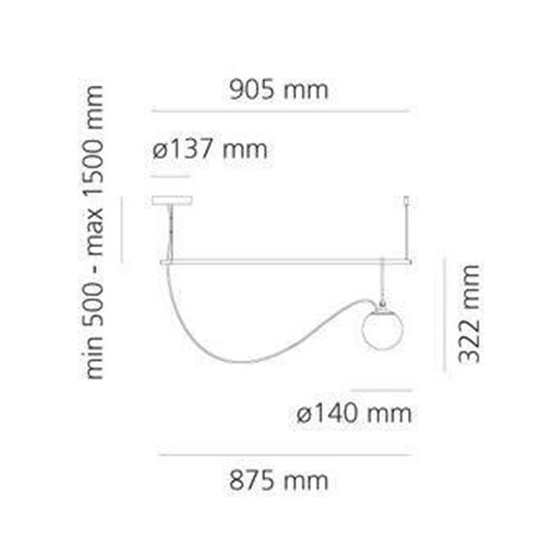Artemide nh S2 14 Lampe à Suspension