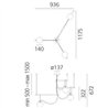 Artemide nh S3 14 Cluster Lampe à Suspension